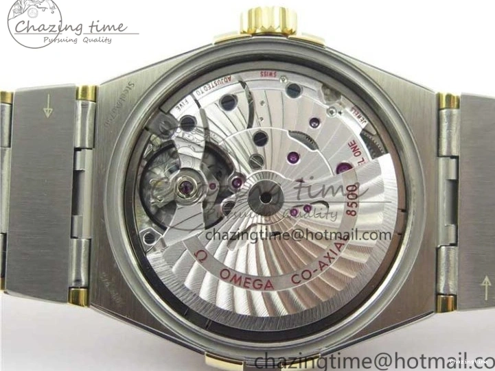 0115 Stylish Constellation 38mm SS RG VSF 1:1 Best Edition WhiteTextured Dial on SS RG Bracelet A8500 Super Clone 7921